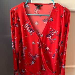 Banana Republic floral shirt